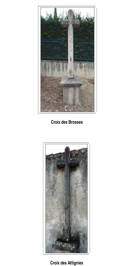 Croix des Brosses                                                   Croix des Attignies